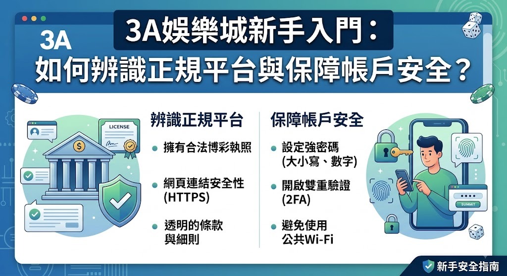 新手小白必看!3A 娛樂城正規平台辨識技巧全公開